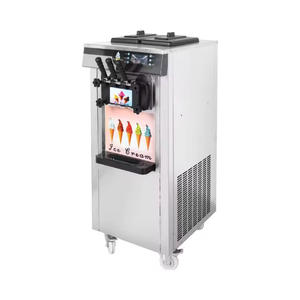 Máquina de Helado Suave Comercial Independiente de Alta Calidad y Alta Productividad con 3 Sabores, con Leche y Agua, Nueva CY-6228 Floor-S - Product Image 1