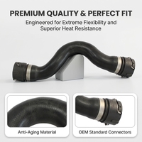 Tuyau de radiateur supérieur en EPDM HUAPENG OE 31293622 -40-150 Remplace 32249280 Compatible avec XC60 S60 V70 S80 2.5T 3.0T 3.2L