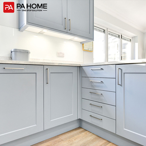 Gabinete <span class=keywords><strong>de</strong></span> <span class=keywords><strong>cocina</strong></span> azul claro con coctelera <span class=keywords><strong>de</strong></span> diseño clásico moderno personalizado <span class=keywords><strong>de</strong></span> fábrica <span class=keywords><strong>de</strong></span> PA listo para montar con asas - Product Image 2