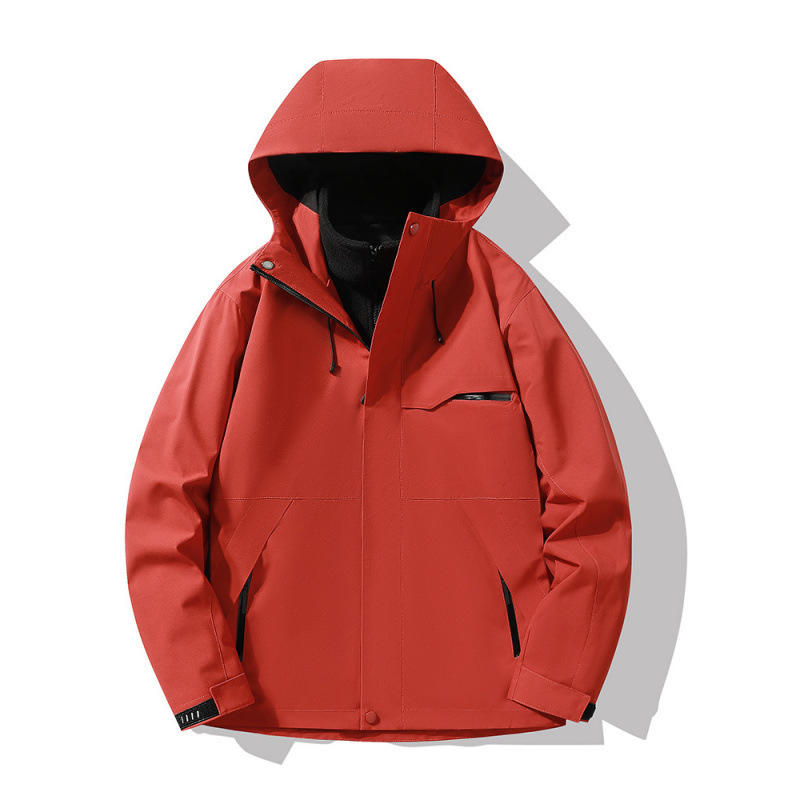 Doublure amovible trois-en-un unisexe 9236 rosefinch rouge