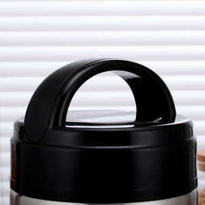 Stainless Steel Insulated Lunch Box 1.2L 1.6L 2.0L Portable Cylinder <b>Clip</b> On Lid For Travel Home Office Use - Product Image 2