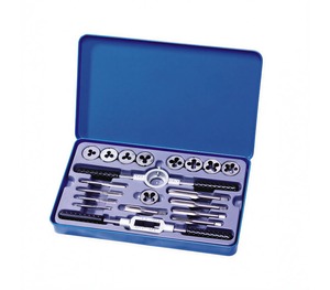 Kit Combinato di Maschi e Filiere HSS per Filettatura, Grado Industriale, Antiruggine, Alta Resistenza, 20 Pezzi, Filettatura Destra, Finitura Lucida - Product Image 1