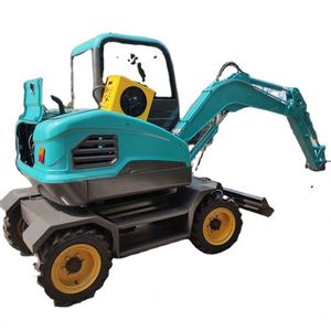 Miniexcavadora de Ruedas de 4 Toneladas para Construcción con Accesorios Opcionales - Product Image 2