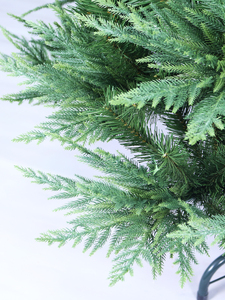 Nouvel Arbre de Noël Artificiel Personnalisable en Abriole Pré-Éclairé de Haute Qualité, 180 cm, avec 1200 Micro-Lumières LED à Piles - Product Image 4