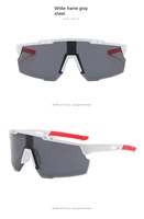 2024 populaire sport vélo vtt lunettes de soleil personnalisé cyclisme lunettes Anti UV lentille interchangeable disponible vert rouge cadre couleurs