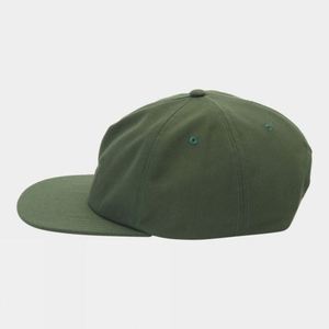 Casquette de papa non structurée personnalisée à 5 panneaux, différentes couleurs, vert sous la visière, avec logo brodé, chapeaux d'extérieur unisexes - Product Image 3