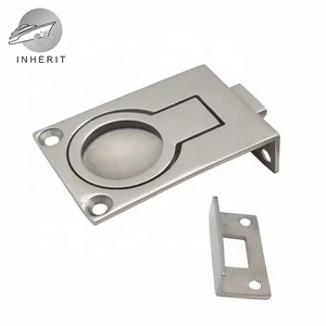 Inherit 316 Stainless Steel Square Floor Locking <b>Clip</b> Hatch Lock For Yacht Cabin Deck <b>Buckle</b> - Product Image 3