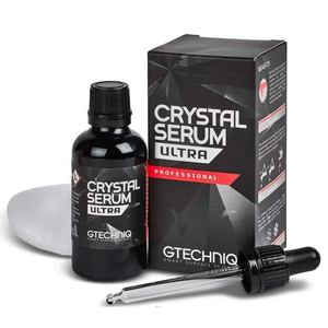 GTECHNIQ CRYSTAL SERUM ULTRA CSU เซรามิกโค้ทติ้ง 50 มล. ขวดเล็กสีดำ SiO2 คริสตัลเคลือบผิว ป้องกันสีรถยนต์ได้นาน 9 ปี ผลิตภัณฑ์ดูแลรักษารถยนต์ - Product Image 1
