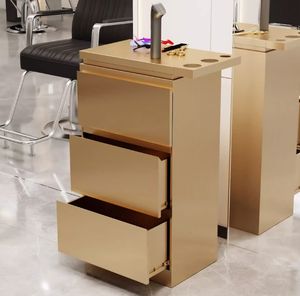 Gabinete de herramientas moderno de acero inoxidable para peluquería, salón de belleza, estilista especial, estante de corte de pelo, almacenamiento de peluquería - Product Image 3
