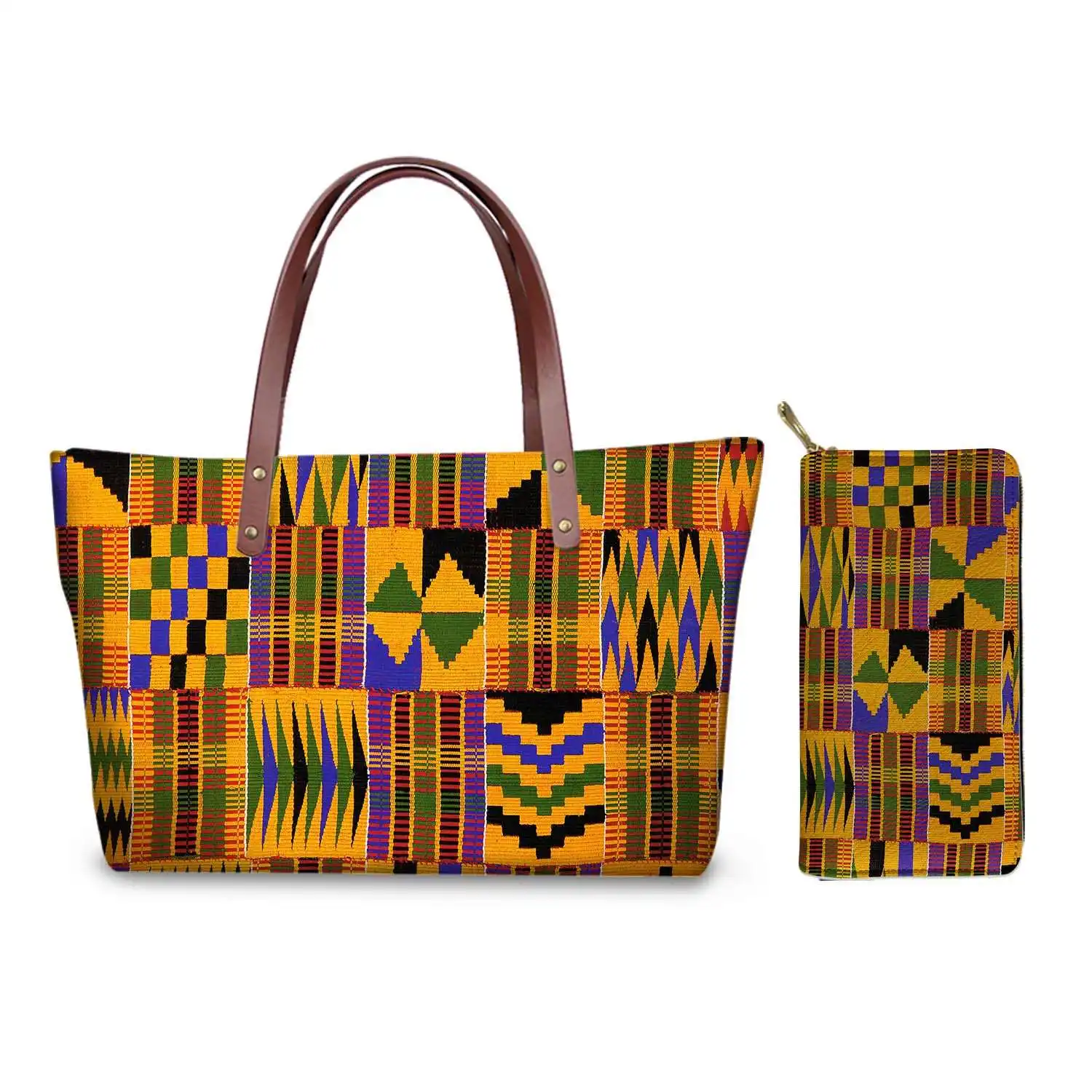 African Style Bohemia Design Print Custom Handbag Washable Bags Women Handbags Factory Price Designer Purses And Ladies Handbags
