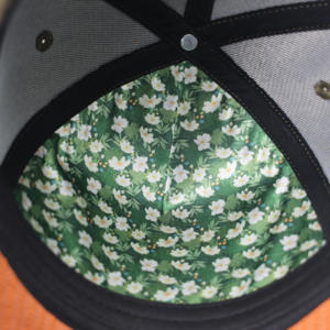 Casquette de baseball à visière incurvée en polyester, laine et cuir, 5 panneaux, fabrication chinoise ODM OEM - Product Image 6