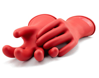 IEC60903 Classe 0 5KV Gants d'isolation en latex Gant de travail d'électricien