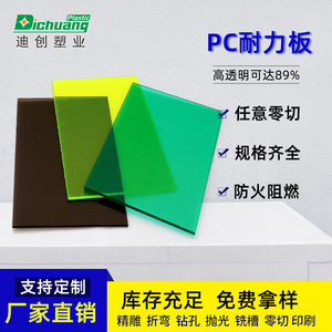แผ่นพลาสติกใส Dichuang PC ทนทาน ปรับแต่งได้ ทนไฟ ทนความร้อนสูง สำหรับหน้าต่างเครื่องจักร - Product Image 2