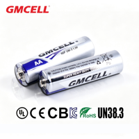 Batería Seca de Zinc-Carbón AA de Alta Calidad y Bajo Precio, 1.5V R6P, para Electrónica de Consumo y Juguetes, con 3 Años de Vida Útil