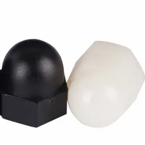 M3 M4 M5 M6 High Quality Nylon Plastic Black White Dome End Cap Nut