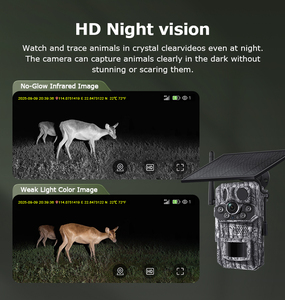 Cámara de Caza 4G LTE con SIM, Vista en Vivo 4K, Inalámbrica, Reconocimiento de Animales por IA, Detección de Movimiento con Triple PIR - Product Image 3