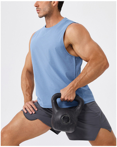 High Quality OME Breathable Eco-Friendly Quick Dry Anti-Pilling Polyester Sporty Gym Muscle Sleeveless Sportswear <b>Singlet</b> - Product Image 2