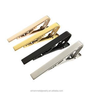 卸売ステンレス钢のタイクリップ,エレガントでシンプルな金属制のタイクリップ男性のビジネス服アクセサリークリップ - Product Image 1