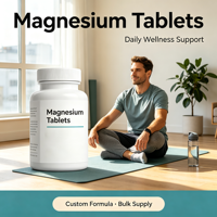 Comprimés de magnésium, complément nutritionnel quotidien pour adultes