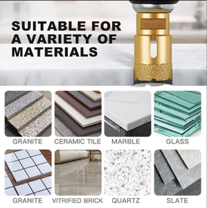 D30mm chân không brazed kim cương Công cụ Cắt bit gạch kim cương lỗ Saw bit Bộ lỗ Cutter kim cương khoan bit cho các công cụ điện - Product Image 5