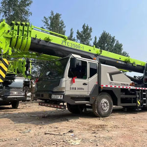 Grue sur camion Zoomlion ZTC500H 50 tonnes d'occasion, la plus utilisée, avec pompe, moteur et soupape durables pour projets de construction - Product Image 1
