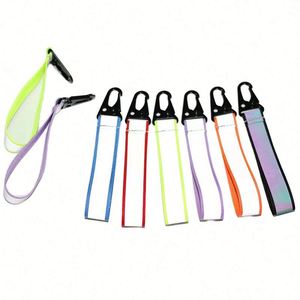 สายคล้องข้อมือแบบยาวกันน้ำ ผลิตจากผ้าโพลีเอสเตอร์ไนลอนอย่างดี หรูหรา ขายส่ง รับผลิตตามสั่ง - Product Image 1