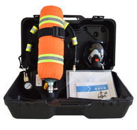 Respirateur à air à pression positive pour incendie 6,8 L, SCBA de sécurité, fournisseur d'équipement de lutte contre l'incendie, respirateur de plongée en fibre de carbone pour la survie