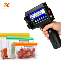 Fabricante de Impresoras Portátiles, Impresora de Inyección de Tinta de Alto Volumen con Pantalla Táctil de 4.3 Pulgadas y 600Dpi para Bolsas de Plástico