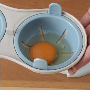 LYCY BO-MEB176 Cuiseur à œufs et boîte de cuisson multifonctionnelle en plastique PP écologique <span class=keywords><strong>pour</strong></span> <span class=keywords><strong>micro</strong></span>-ondes avec moule à œufs - Outil de cuisine - Product Image 2