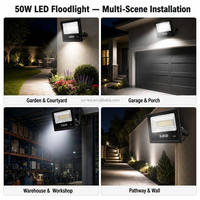 Projecteur LED AC85-265V 10000lm 100W IP66 avec LED SMD5730 étanches en aluminium noir pour l'éclairage extérieur des stades