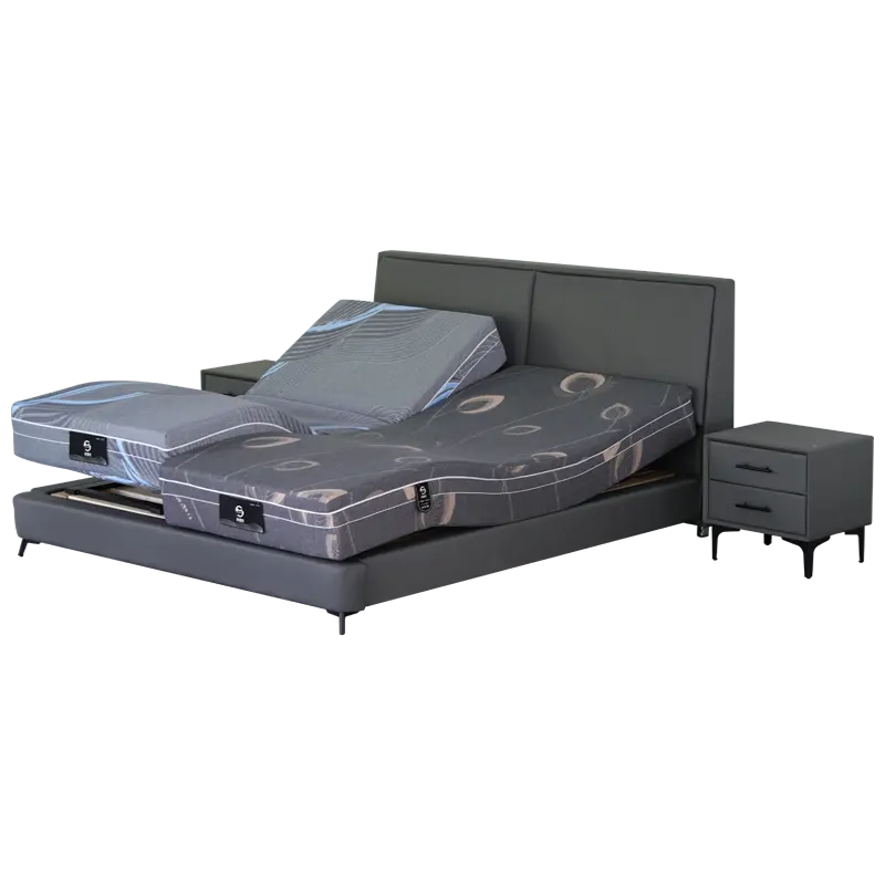 مرتبة سرير كهربائية قابلة للطي والضبط بحجم كبير