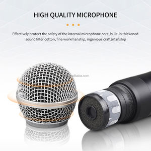 Tnh UM-W58 Uhf Draadloze Handheld Microfoon Plug And Play 30 Meter Werkbereik Voor Draagbare Pa Karaoke Podiumprestaties - Product Image 4