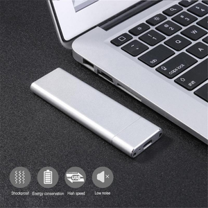 Boîtier SSD M.2 USB 3.0 Type-C en Alliage d'Aluminium à Double Protocole SATA <span class=keywords><strong>NVMe</strong></span> pour Disque Dur <span class=keywords><strong>Externe</strong></span> 2 To pour Ordinateurs - Product Image 5