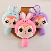 Jouets en peluche pour machine à griffes, vente en gros B2B, en tissu polyester doux, design compact et léger, 22 cm, pour recharge de distributeur automatique