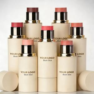 Maquillage pour le visage, logo personnalisé OEM, pigmentateur, surligneur, contour, blush pour les joues, marque privée, 14 couleurs, stick de blush crème, usine cosmétique ODM - Product Image 5