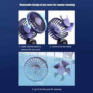 Nouveau ventilateur USB portable 2026, mini ventilateur électrique pliable en plastique rechargeable pour bureau, étudiants, voiture et extérieur – Cadeau idéal - Product Image 4