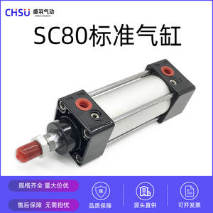 กระบอกสูบมาตรฐาน Airtac SC รุ่น SC80*100 125 ลูกสูบอะลูมิเนียมอัลลอยด์พร้อมฝาปิดปลายที่หนาขึ้น ตัวกรองแบบไม่มาตรฐาน - Product Image 4