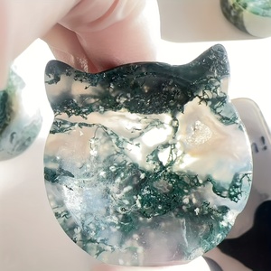 ขายส่ง ชามแมวโมสอาเกตใหม่ล่าสุด หินคริสตัลธรรมชาติบำบัด สำหรับตกแต่งบ้านตามหลักฮวงจุ้ยและเป็นของขวัญ - Product Image 3