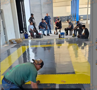 5MM Rutschfeste, Feuerfeste und Wasserdichte PVC-Vinyl-Bodenbeläge mit Klicksystem für Schulen, Villen und Gewerbliche Nutzung