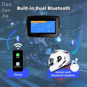 Nouveau moniteur GPS pour <span class=keywords><strong>moto</strong></span> de 5 pouces avec CarPlay sans fil intégré, Android Auto, étanche IP67 pour navigation automobile portable 5.0 - Product Image 5