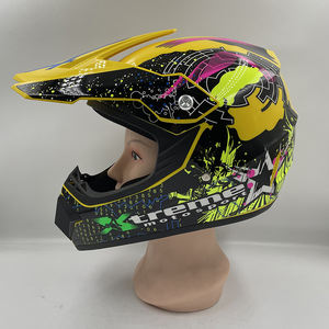<span class=keywords><strong>Casco</strong></span> da <span class=keywords><strong>Moto</strong></span> Integrale per Adulti e Bambini con Logo <span class=keywords><strong>Personalizzato</strong></span> Omologato DOT ECE2206 per Motocross Fuoristrada Cross Karting ATV - Product Image 2