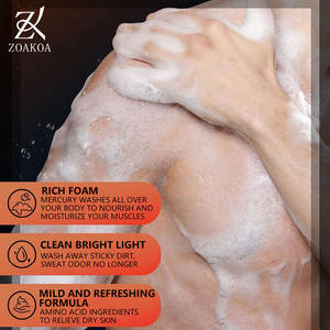 Logo personnalisé Marque privée <span class=keywords><strong>Gel</strong></span> <span class=keywords><strong>douche</strong></span> hydratant nourrissant pour hommes Vente en gros - Product Image 3