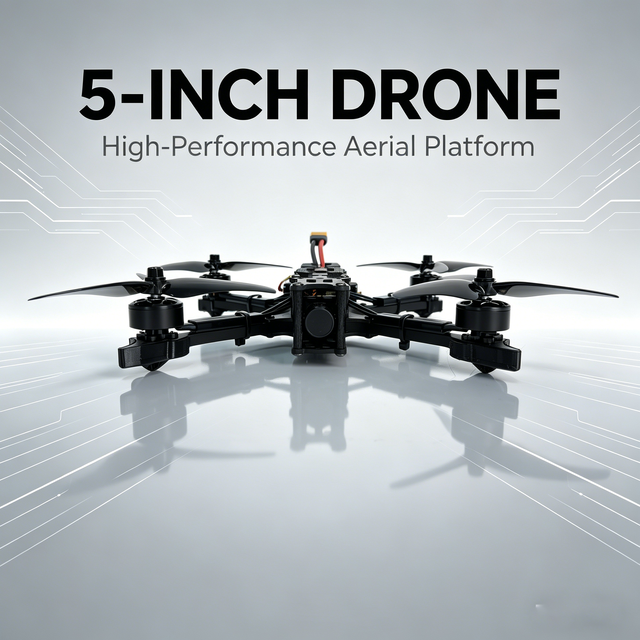 5 Inch FPV Drone Factory Direct, High Quality Lightweight RC Quadcopter for Freestyle, ODM Customized Logo