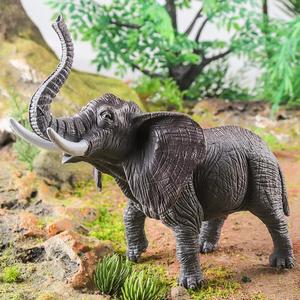 Modelli di Simulazione della Fauna Selvatica per Bambini Yxs, Giocattoli Educativi di Giraffa, Elefante, Ippopotamo, Zebra e Tigre - Product Image 2