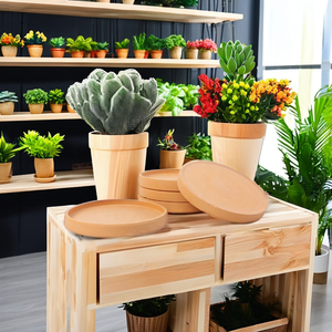 Maceta de arcilla de terracota de 6 pulgadas al por mayor, bandeja redonda para plantas, platillo para jardín, hogar, guardería, decoración de habitación, platillo de arcilla, maceta para flores - Product Image 4