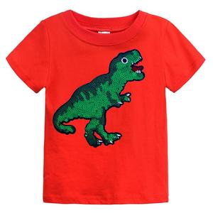 T-shirt décontracté noir fantaisie pour garçon, achat en gros auprès d'un fournisseur chinois pour boutique en ligne - Product Image 2