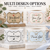 Étiquettes adhésives en papier kraft OEM pour cadeaux et artisanat, impression couleur, découpe à la presse, finition mate, étiquettes en rouleau pour emballage cadeau