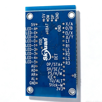 Kit de carte de contrôleur d'arcade sans fil, support d'encodeur de jeu pour PS4, PS3, PC, Android, iOS, joystick d'arcade DIY pour borne d'arcade