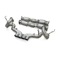 Knalpot Catback SS304 Kustom untuk Acura NSX 3.5T 2016-2022  Pipa Knalpot Full Set Performa Tinggi