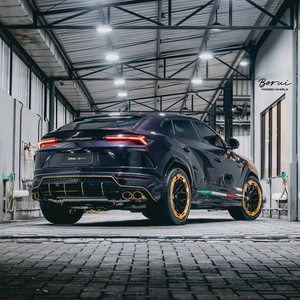 Juego de 3 Ruedas Borui Forjadas de 17, 18, 19 y 20 Pulgadas para Auto, 5x114.3, 5x112, 5x120, para Autos de Carreras, con Anillos Aero en Cali Gold Brillante - Product Image 6